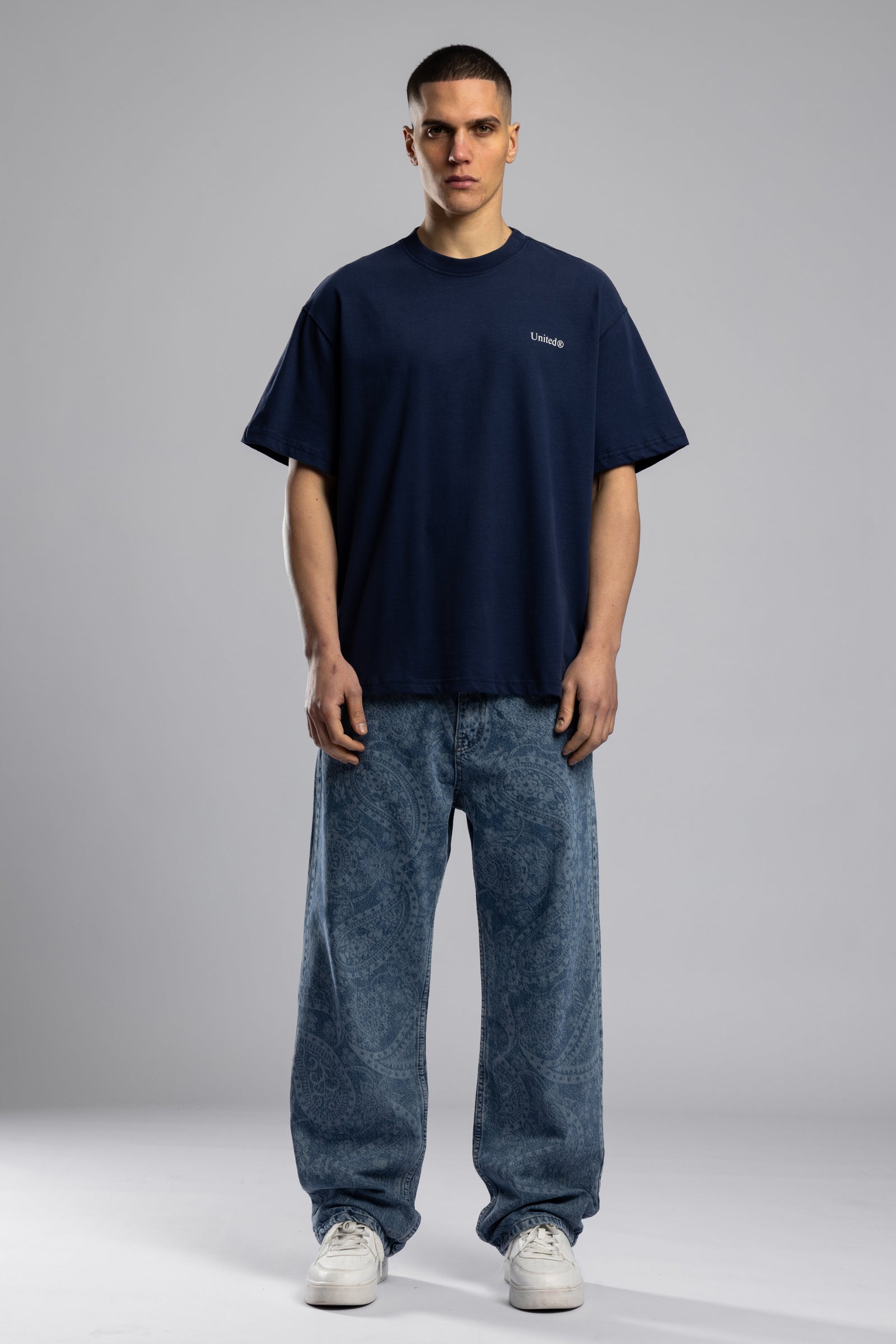 Champions Baskılı Oversize T-Shirt
