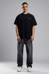 Champions Baskılı Oversize T-Shirt