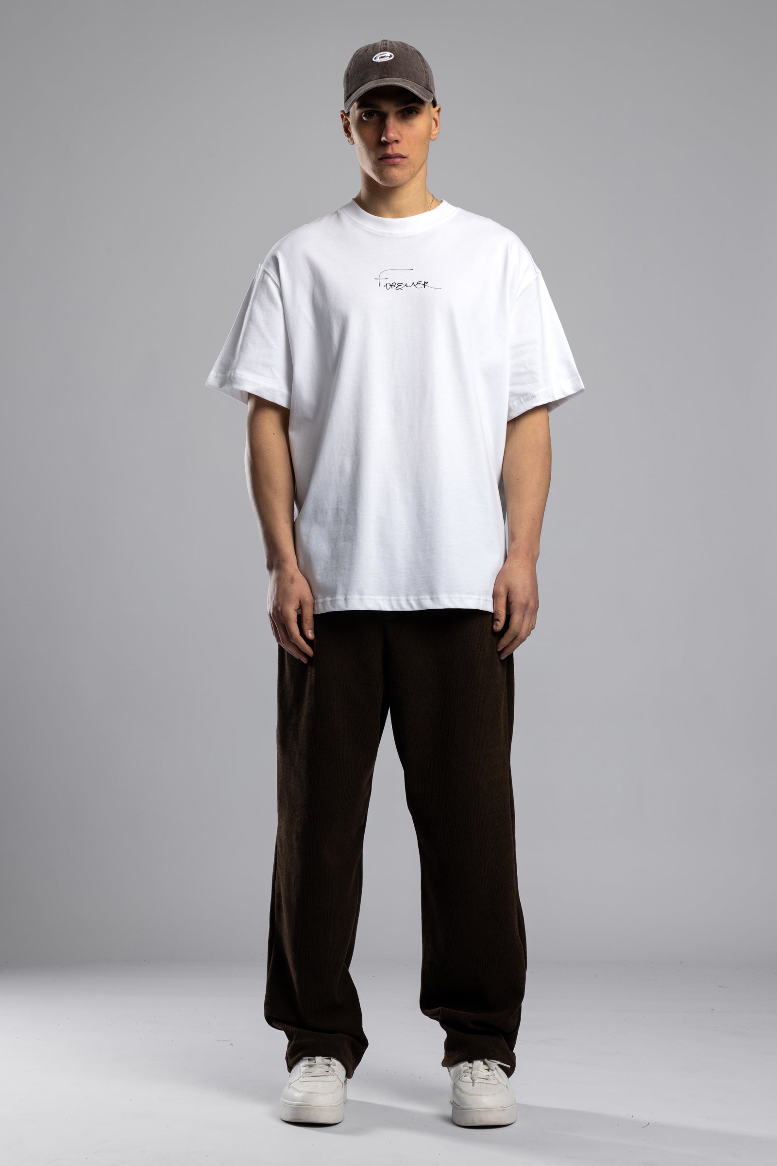 Forever Baskılı Oversize T-Shirt