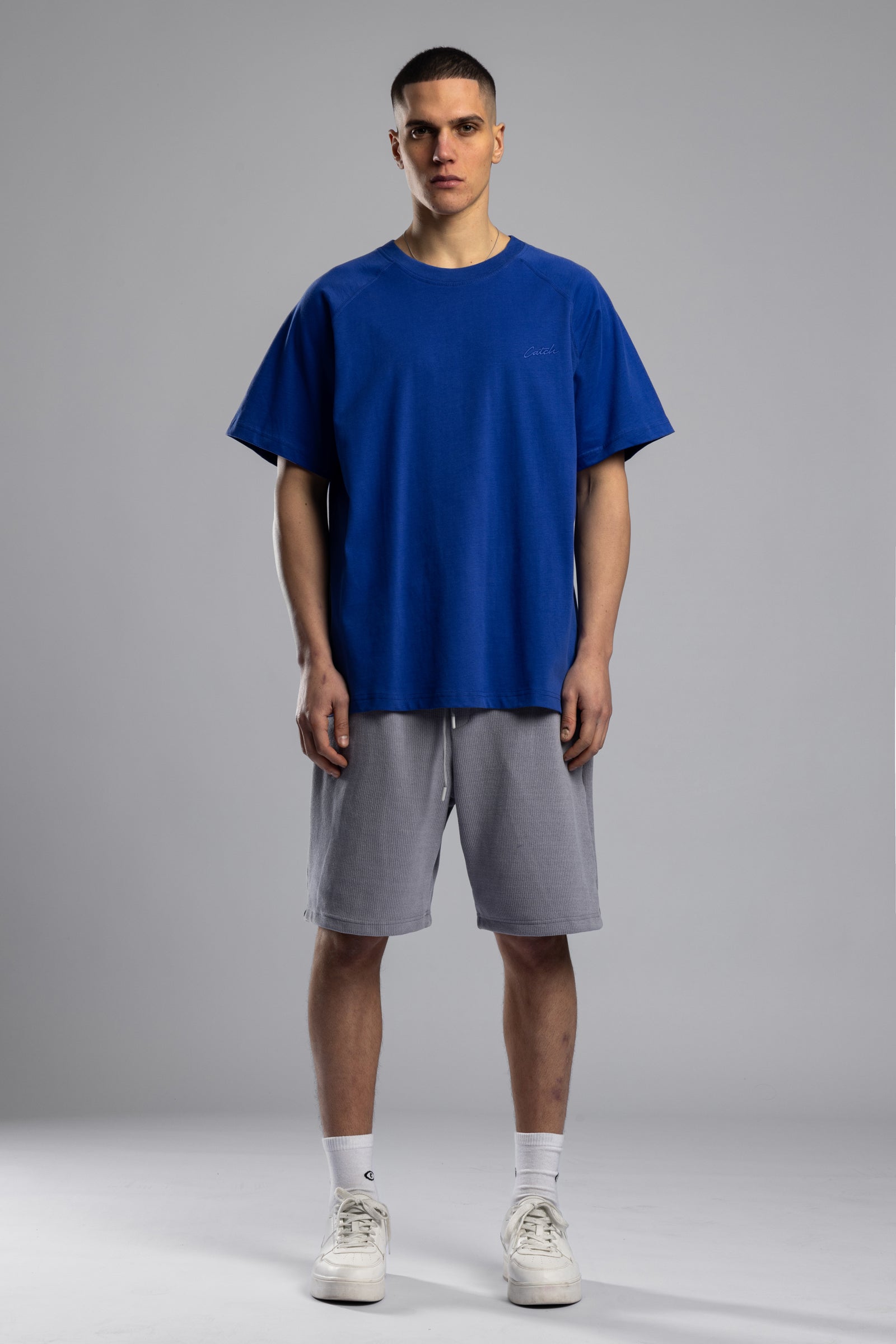Catch Nakışlı Raglan Kol Basic T-shirt