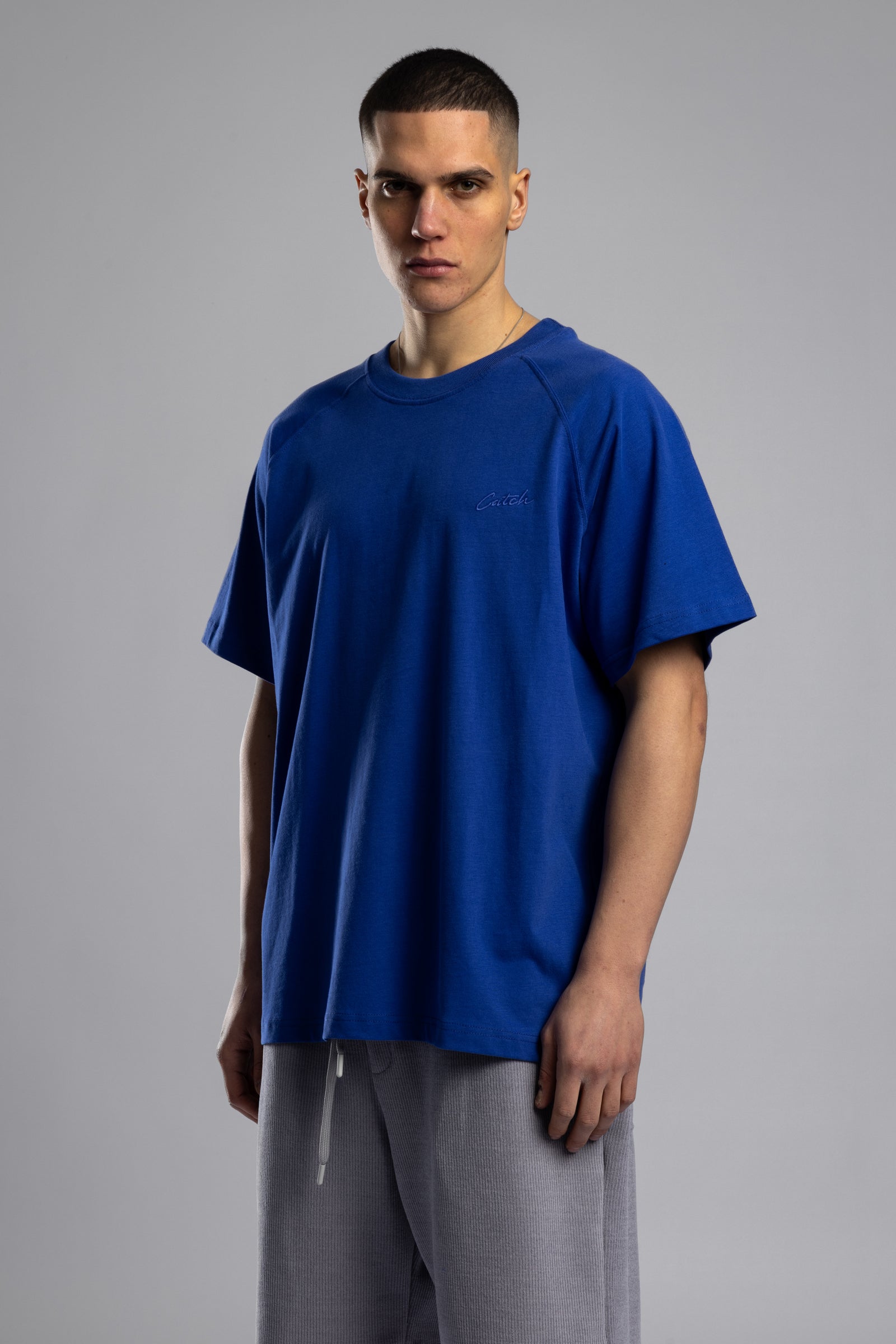 Catch Nakışlı Raglan Kol Basic T-shirt