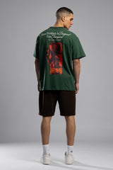 Champions Baskılı Oversize T-Shirt