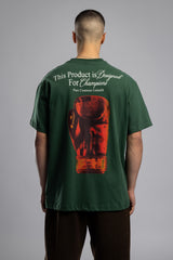 Champions Baskılı Oversize T-Shirt