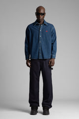 Nakış Detaylı Denim Gömlek