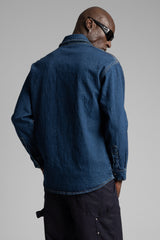 Nakış Detaylı Denim Gömlek