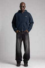Kapüşonlu Fermuarlı Sweatshirt