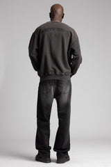 Nakışlı Yıkamalı Sweatshirt