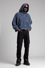 Yıkamalı Kapüşonlu Sweatshirt