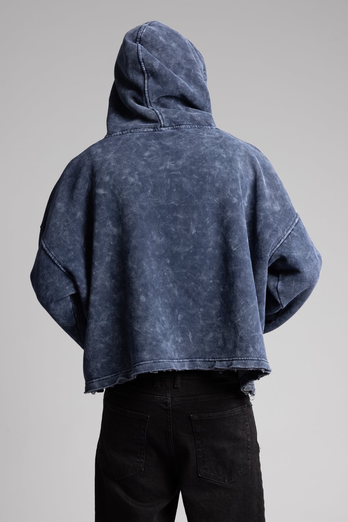 Yıkamalı Kapüşonlu Sweatshirt