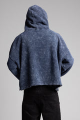 Yıkamalı Kapüşonlu Sweatshirt