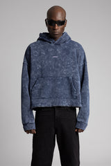 Yıkamalı Kapüşonlu Sweatshirt
