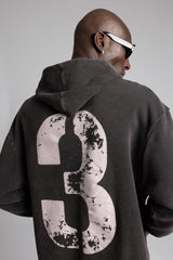 Baskılı Fermuarlı Sweatshirt