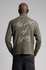 The Art Of Living Fermuarlı Triko Kazak