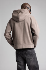 Kapüşonlu Fermuarlı Sweatshirt