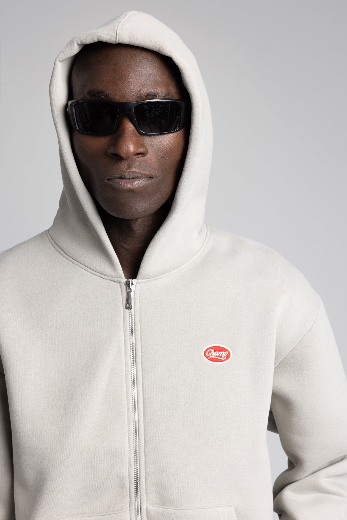 Champ Kapüşonlu Fermuarlı Sweatshirt