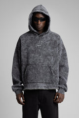Yıkamalı Kapüşonlu Sweatshirt