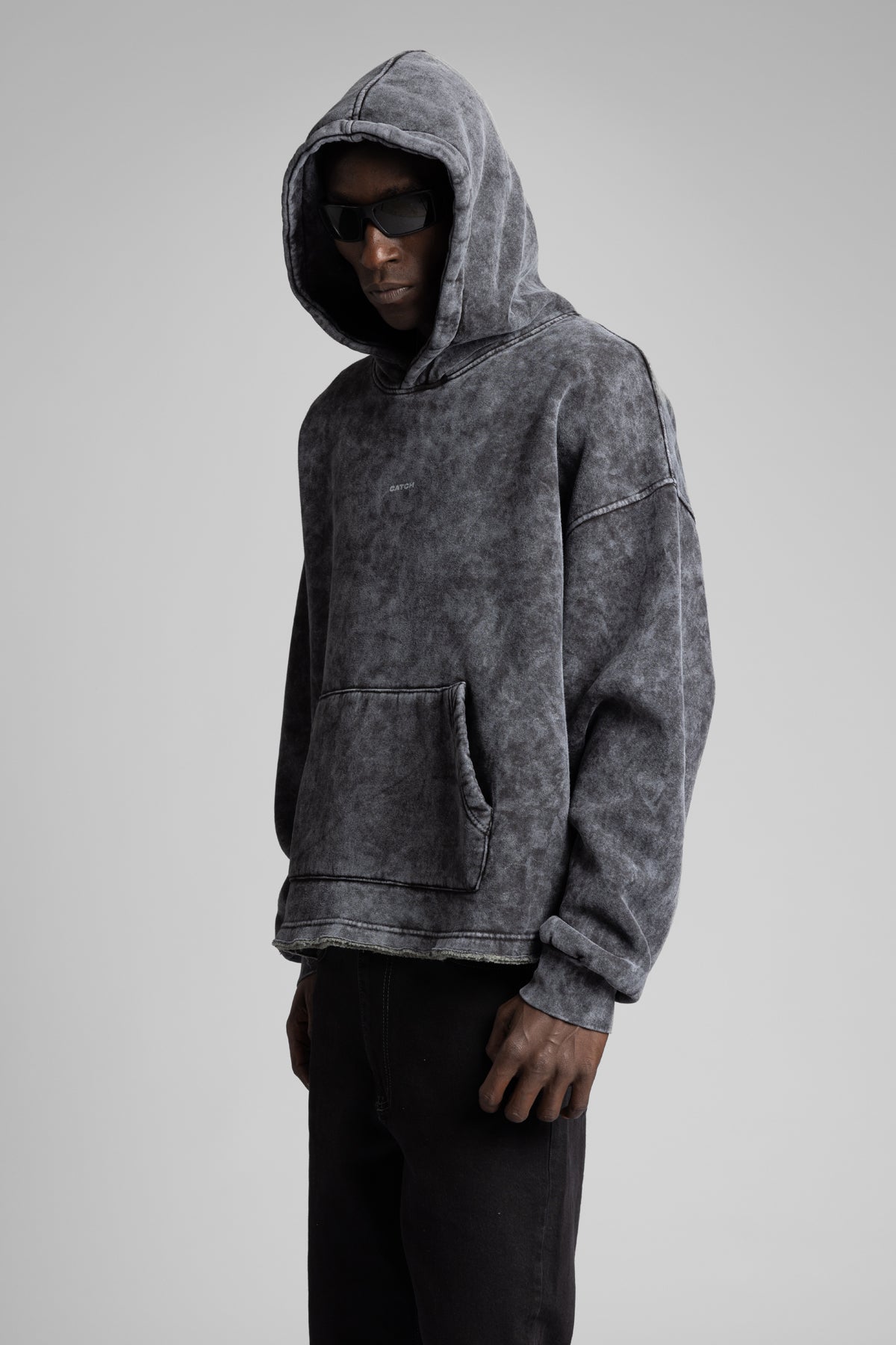 Yıkamalı Kapüşonlu Sweatshirt