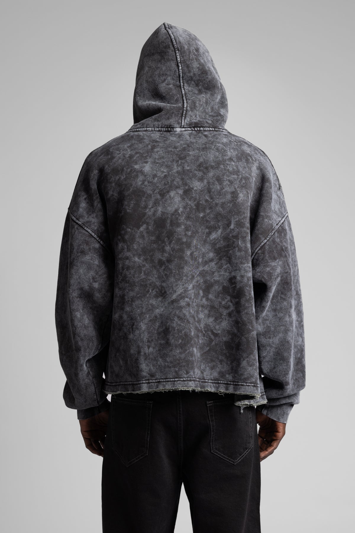 Yıkamalı Kapüşonlu Sweatshirt