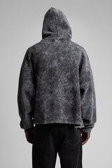 Yıkamalı Kapüşonlu Sweatshirt