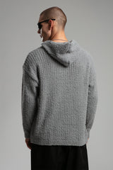 Kapüşonlu Triko Kazak