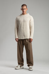 Kapüşonlu Triko Kazak