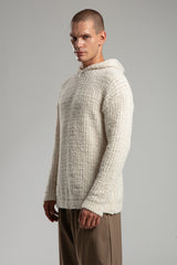 Kapüşonlu Triko Kazak