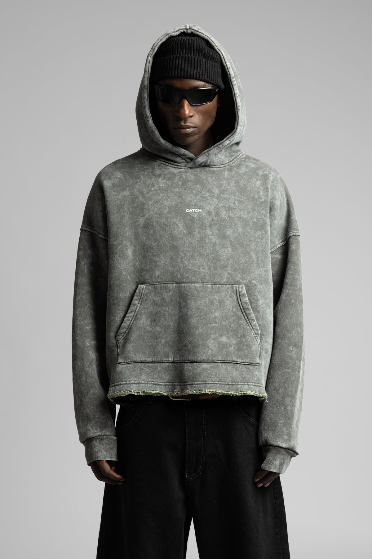 Yıkamalı Kapüşonlu Sweatshirt