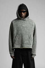 Yıkamalı Kapüşonlu Sweatshirt
