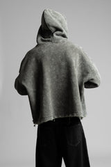 Yıkamalı Kapüşonlu Sweatshirt