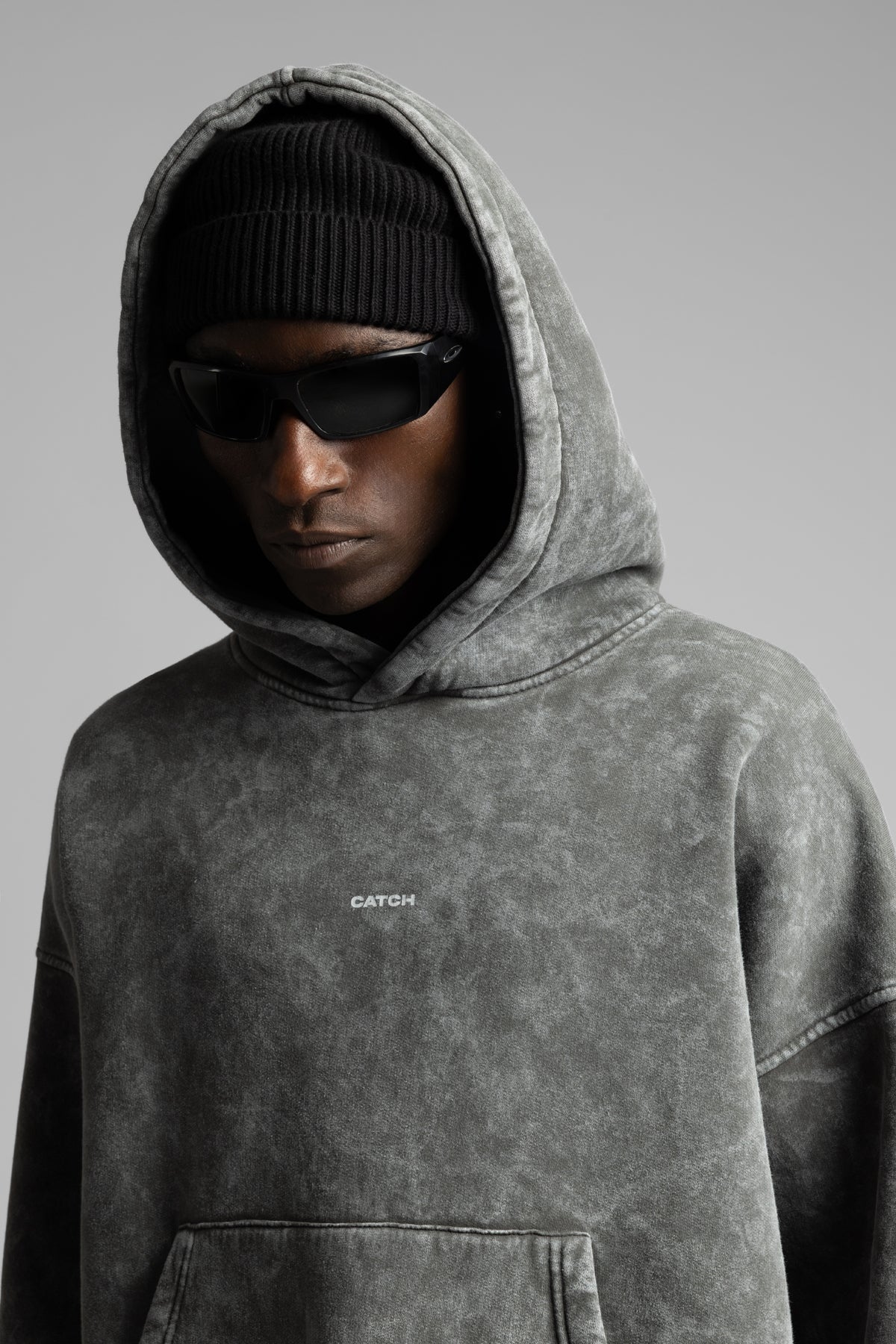 Yıkamalı Kapüşonlu Sweatshirt