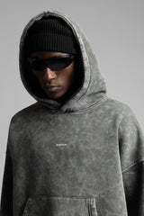 Yıkamalı Kapüşonlu Sweatshirt