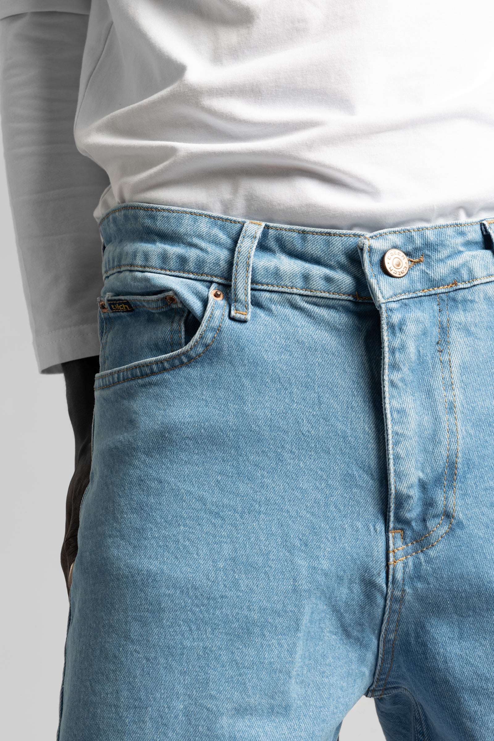 Açık Mavi Baggy Fit Jean