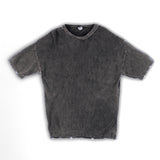 Eskitme Detaylı Örme T-Shirt