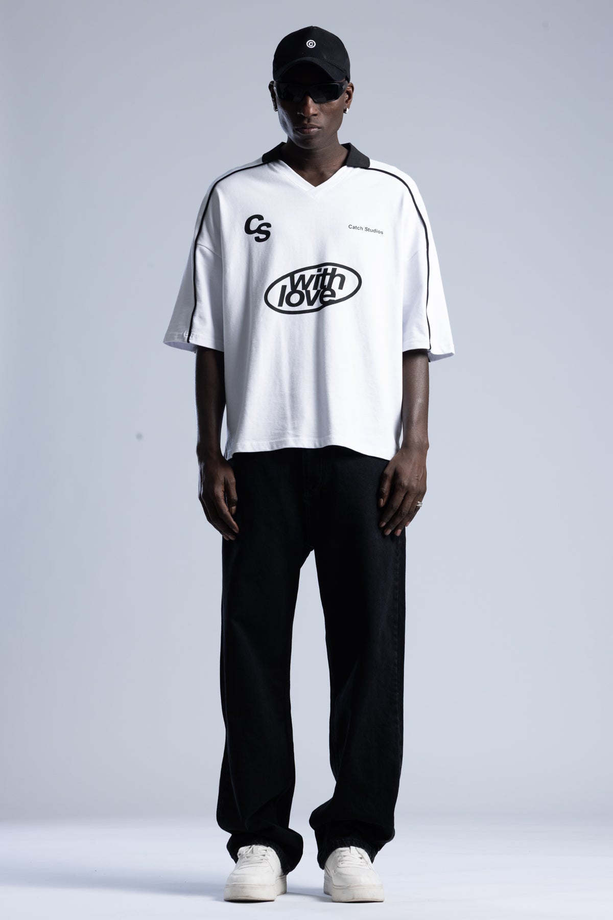 Baskılı Polo Yaka T-shirt