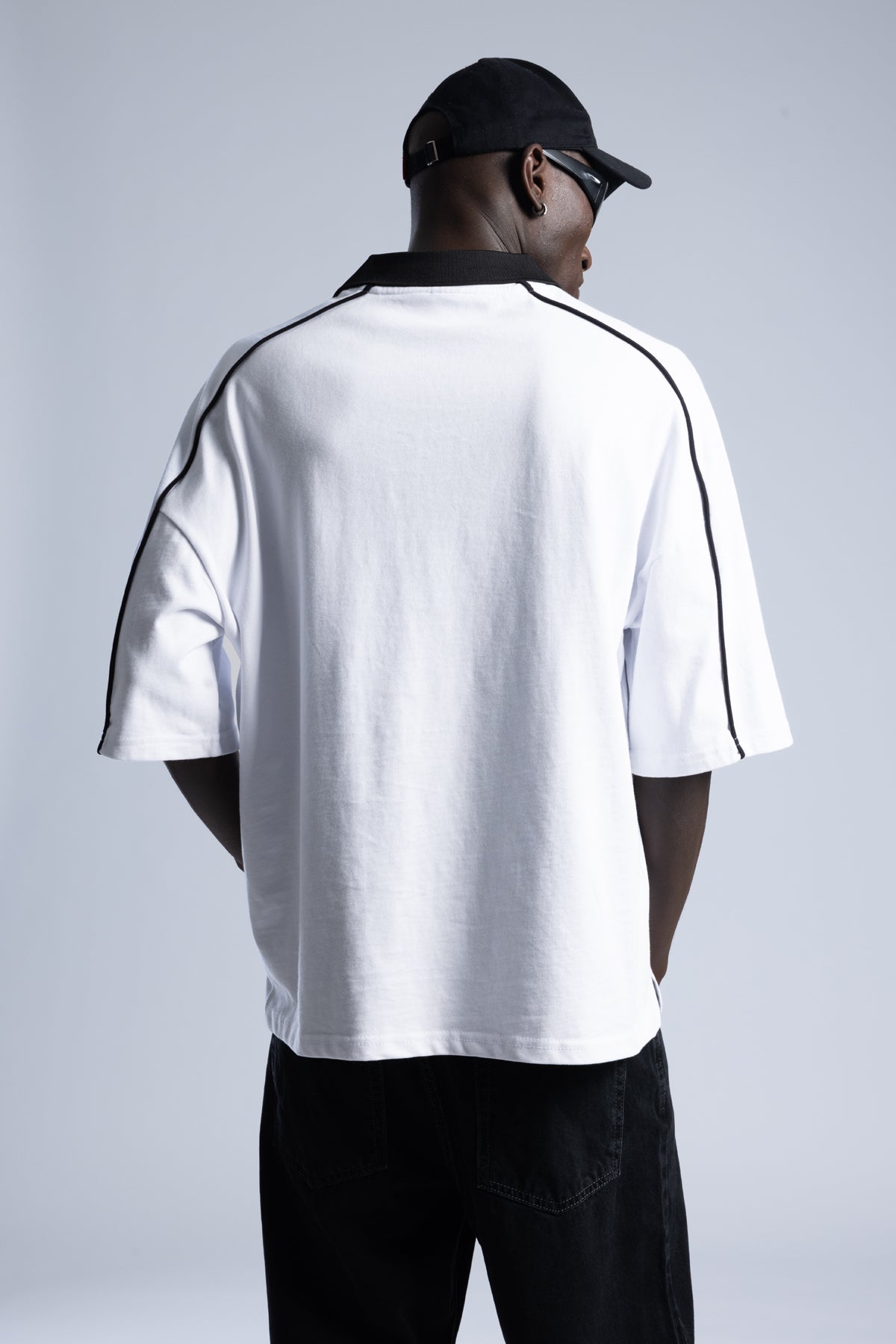 Baskılı Polo Yaka T-shirt