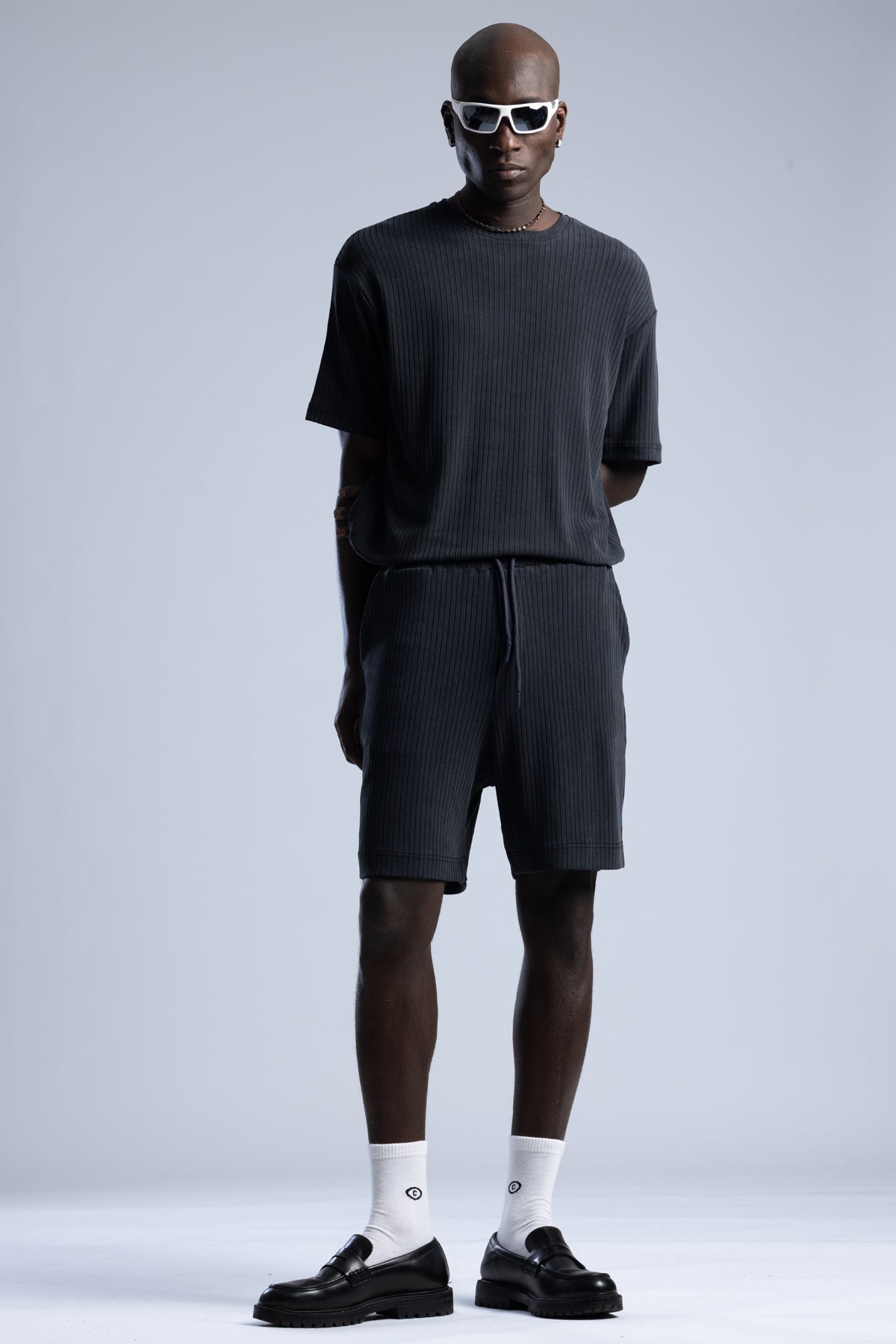 Fitilli Şort T-shirt Takım