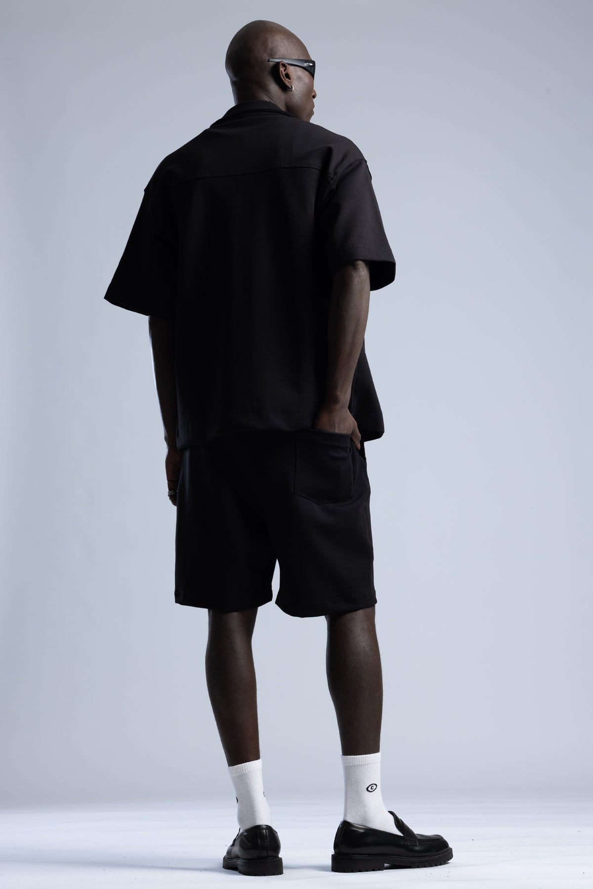 Fermuarlı Şort Gömlek Takım