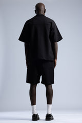 Fermuarlı Şort Gömlek Takım