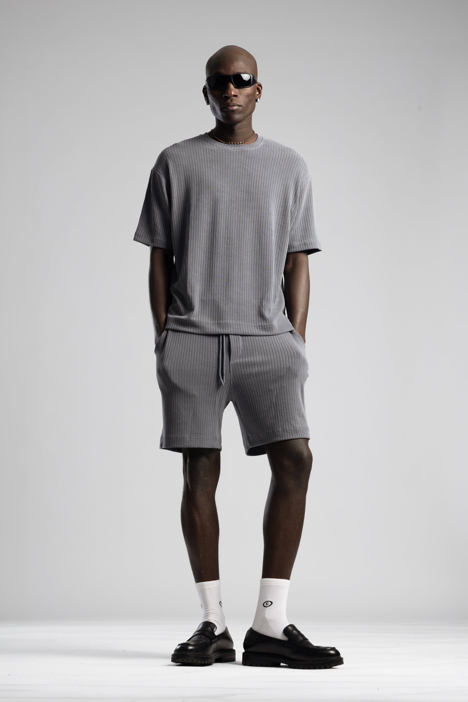 Fitilli T-Shirt & Şort Takım