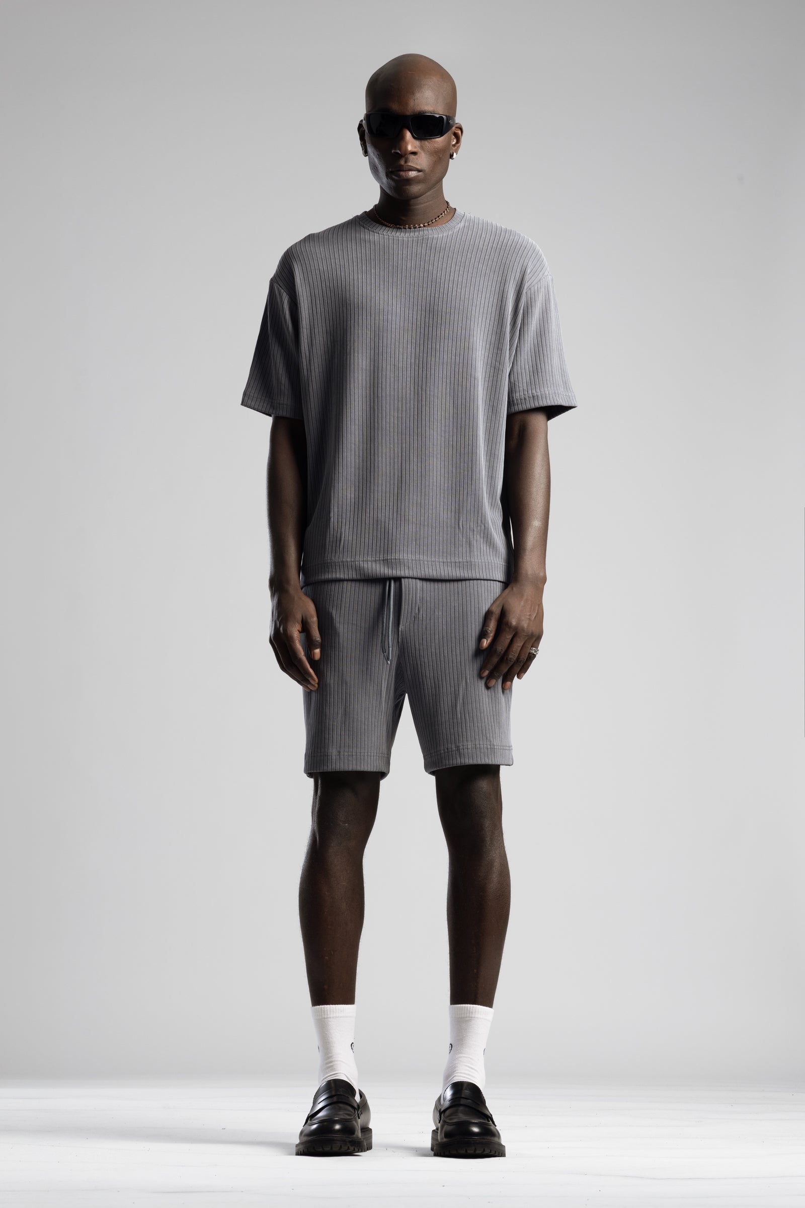 Fitilli T-Shirt & Şort Takım
