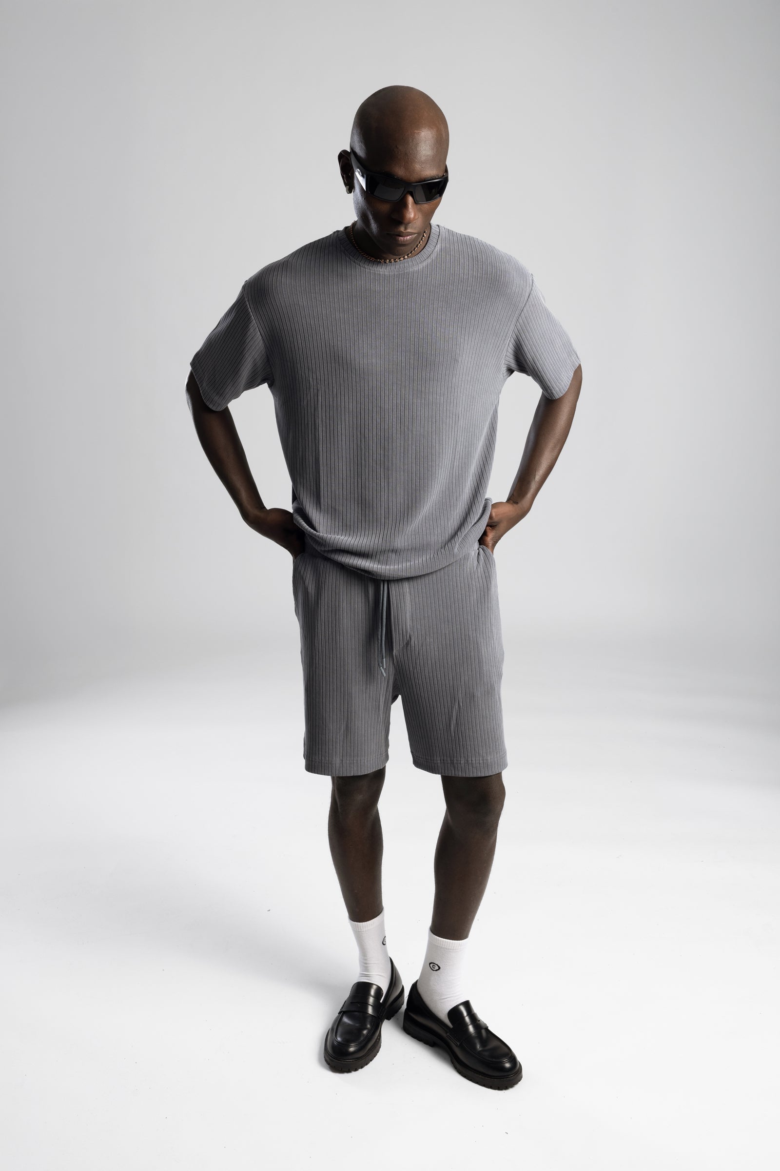 Fitilli T-Shirt & Şort Takım
