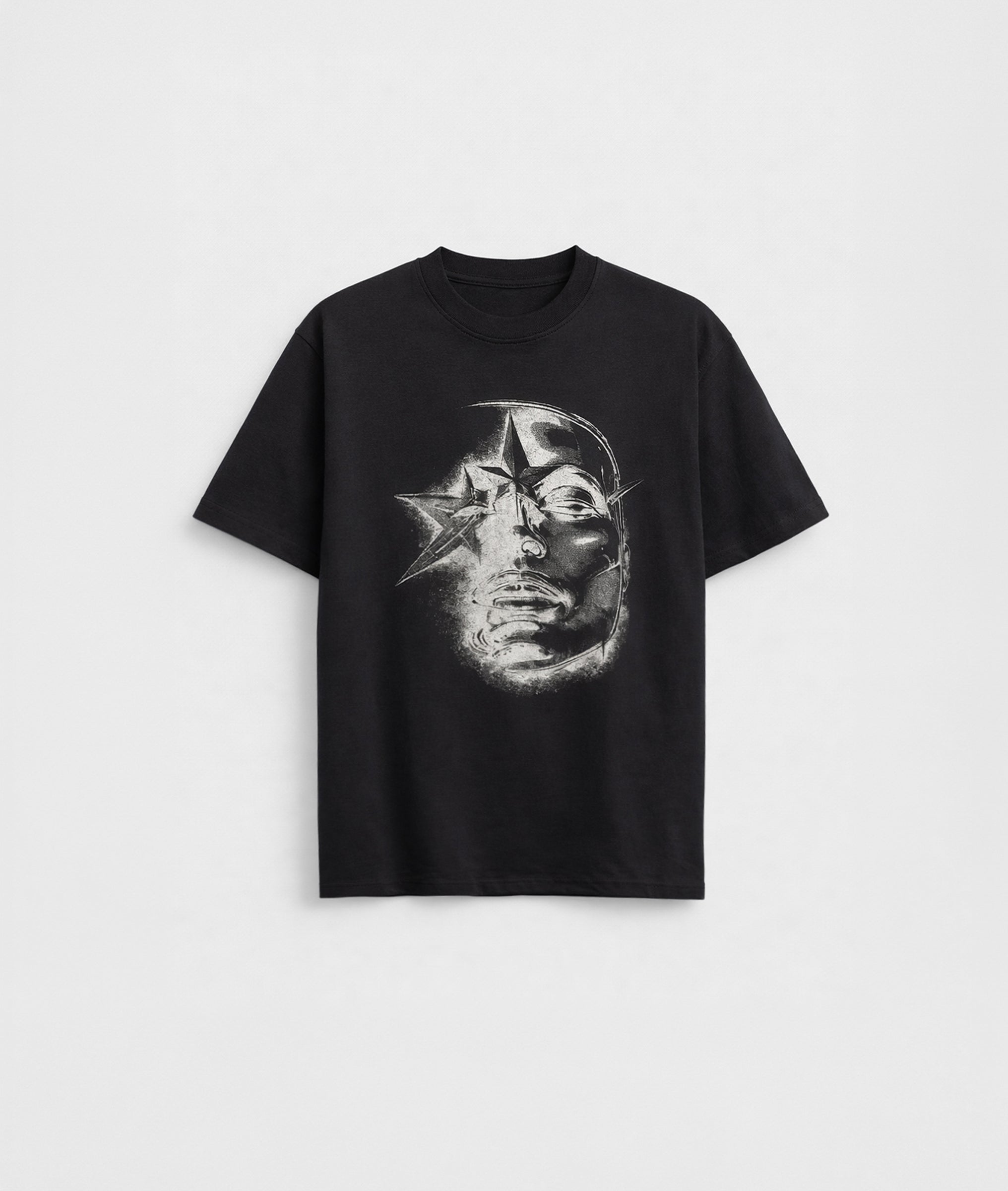 Silver Yüz Baskılı T-Shirt