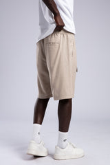 Beli Lastikli Keten Şort