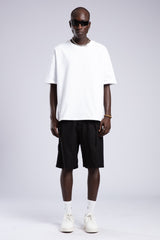 Beli Lastikli Keten Şort