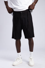 Beli Lastikli Keten Şort