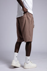 Beli Lastikli Keten Şort