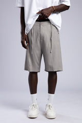 Beli Lastikli Keten Şort