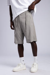 Beli Lastikli Keten Şort