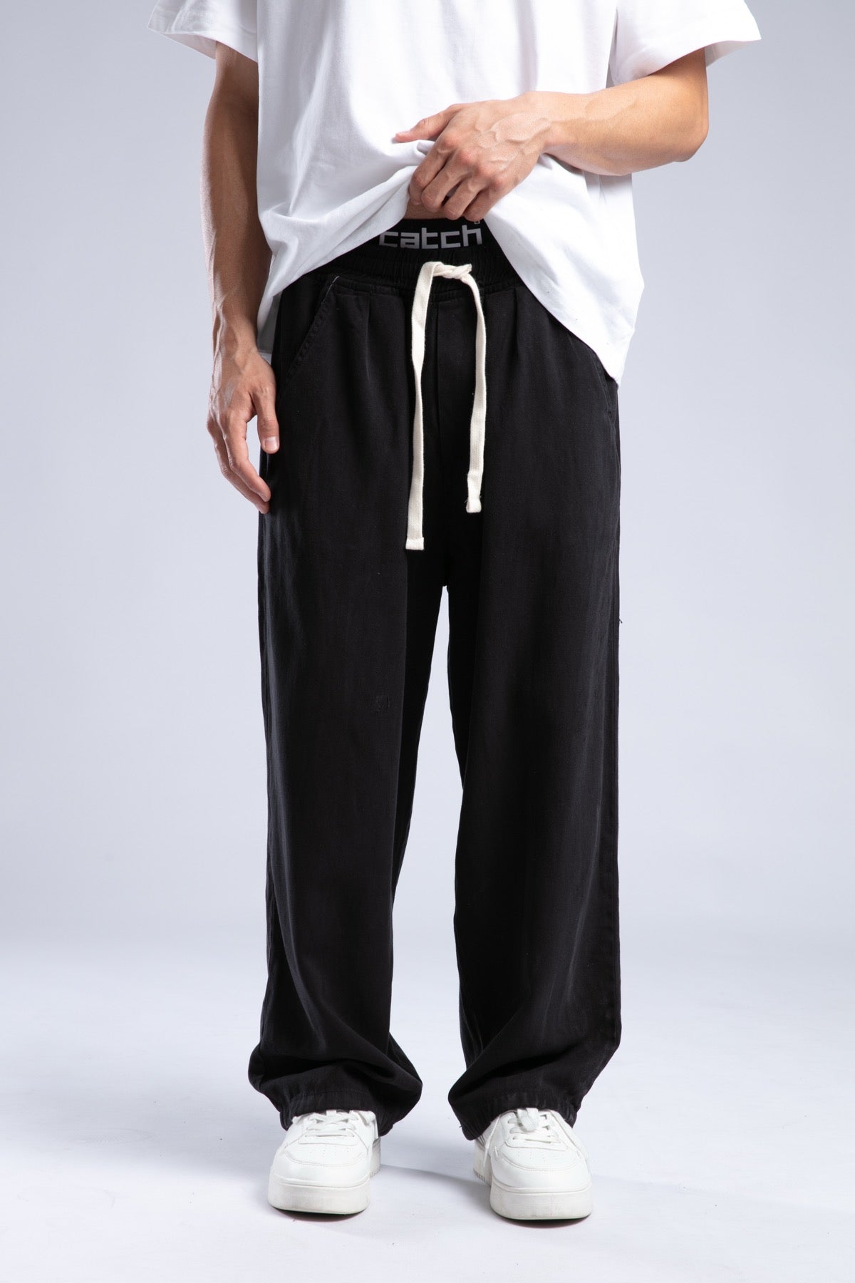 Beli Lastikli Baggy Pantolon