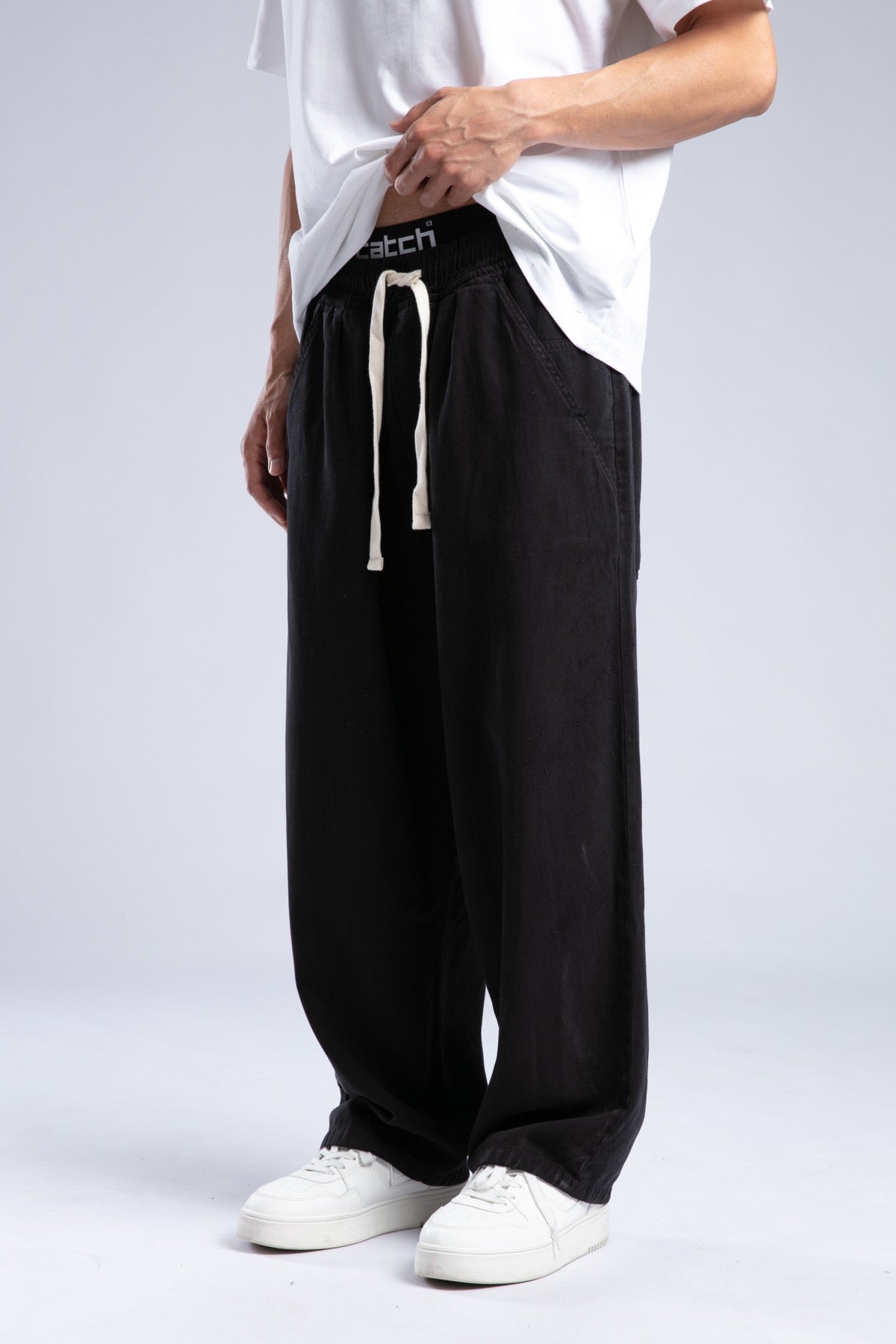 Beli Lastikli Baggy Pantolon